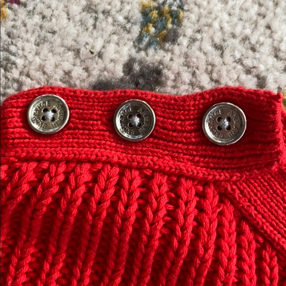 NWOT Armani Exchange crop chunky sweater - Picture 4 of 9